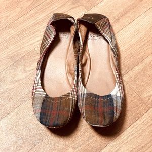 👞Lucky Brand Emmie Plaid Flats
